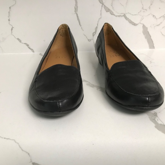 Naturalizer Black Leather Loafer Flats Shoes US 6.5 - Picture 7 of 8